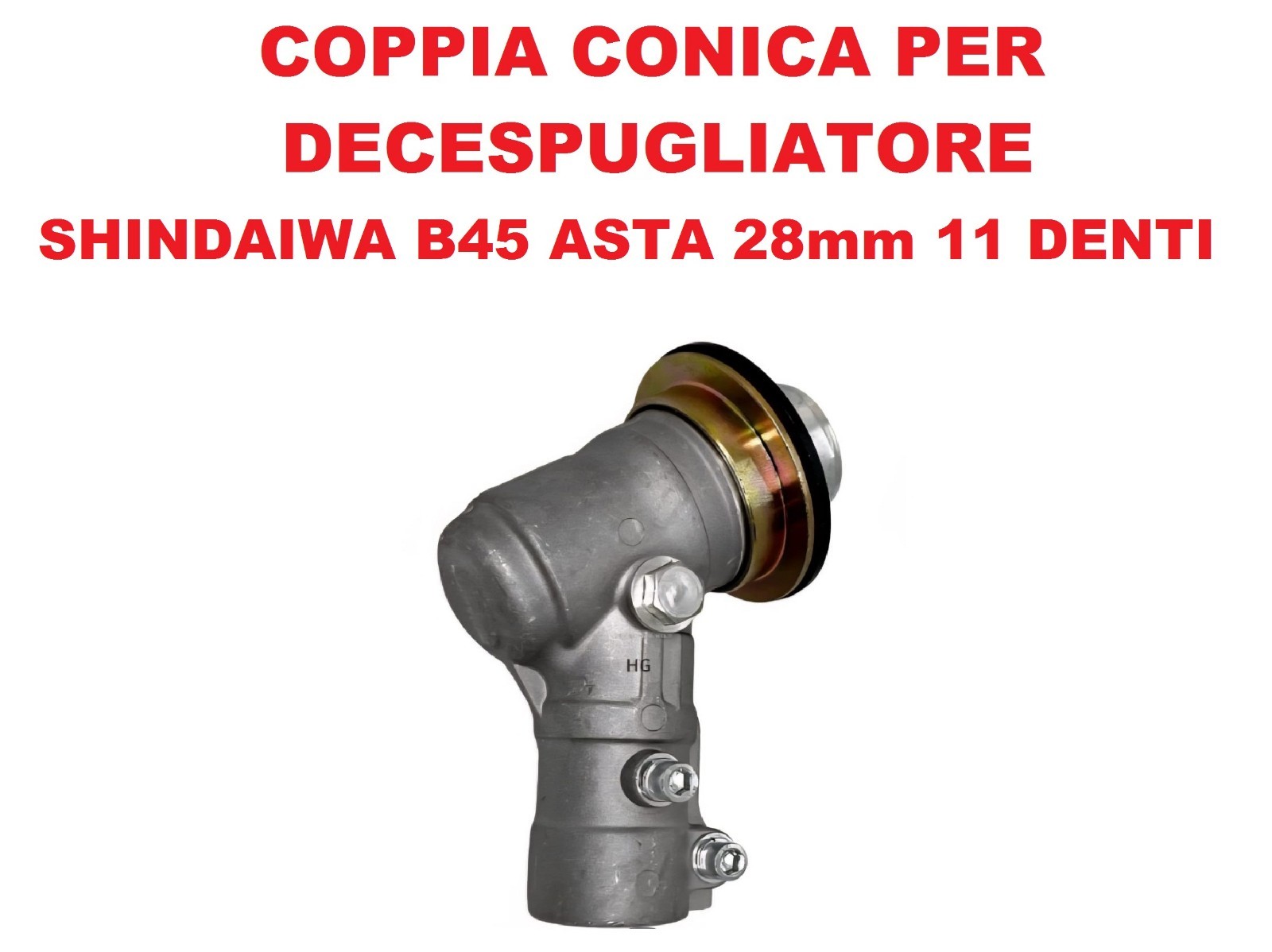 Kit Coppia Conica 72080-1301 Shindaiwa B45 | 11 Denti / 28mm | Premium
