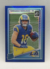 Panini Donruss Optic Terrance Ferguson #244 Rated Rookie Blue Hyper Prizm Rams
