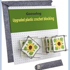 13 Crochet Blocking Board with 20 Pegs/Pins Granny Square Large 13 X13inches