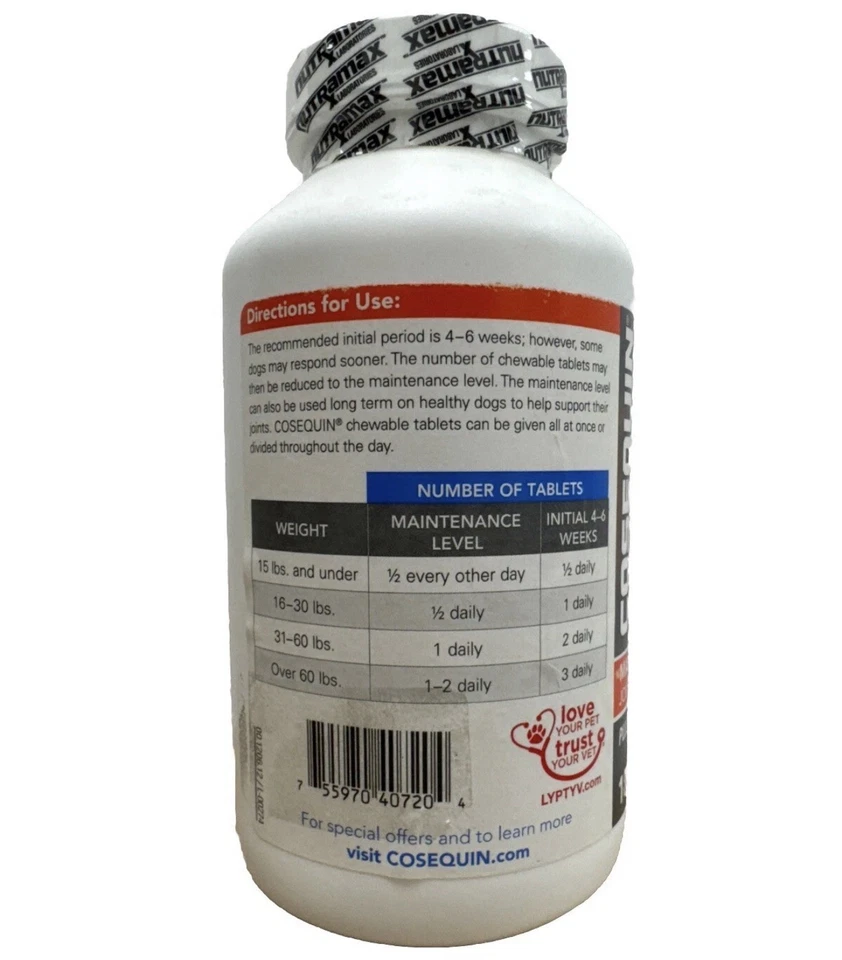 Cosequin DS Plus MSM Joint Health Supplement for Dogs - 360 Chewable Tablets - Image 2 of 3