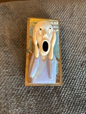 Vtg The Scream Art Edvard Munch Rotary Hero Plastic Tissue Box Holder Rare HTF