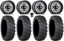 ITP Momentum 14" Wheels Milled 30" Versa Cross V3 Tires Textron Wildcat XX