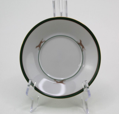Vintage Noritake Royal Hunt Running Dogs Flat Cup Saucer Plate Dish 6 1/8''