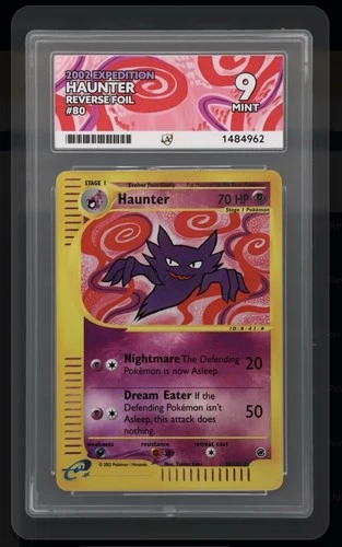 Haunter 80/165 ACE graded card