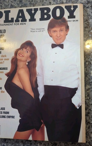 VINTAGE RARE Playboy Donald Trump March 1990 Magazine- Centerfold Intact - Picture 10 of 22