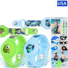 Kids' Luminous AirTag Bracelets - 2 Pack Soft Silicone  Waterproof Holders
