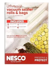 VS-07V Vacuum Sealer Bag Variety Pack, Bag/Roll Combo Plastic 2 Boxes