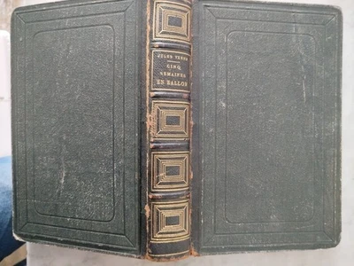 Cinq Semaine en Ballon Jules Verne Hetzel 1ere edition illus 1863 Riou - Photo 1/4