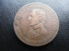 T314 Wellington Halfpenny 1811 Legend ends Madrid 1812 Edge Reeded FREE POSTAGE