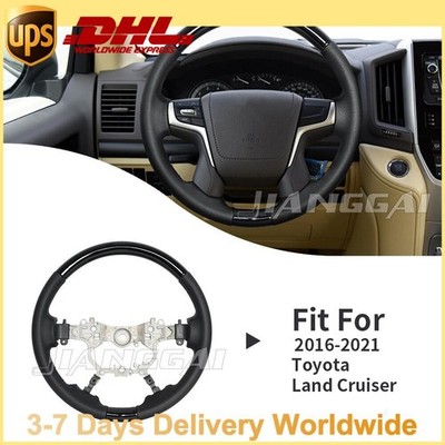 Piano Black Steering Wheel for Toyota Land Cruiser LC200 Prado 2016-2021
