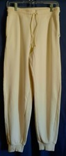 P801 Joy Lab Young Women's Cream Colored Sweat Pants. Size XS. Ribbed Legs.