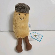 Jellycat Charlie Chip Plush Soft Toy Amuseables Fry Cap Fish Chips London New