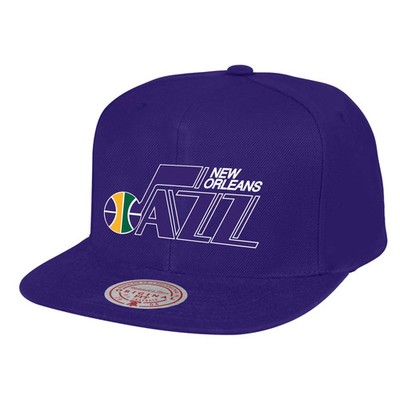 New Orleans Jazz NBA Mitchell & Ness Team Ground 2.0 Snapback HWC