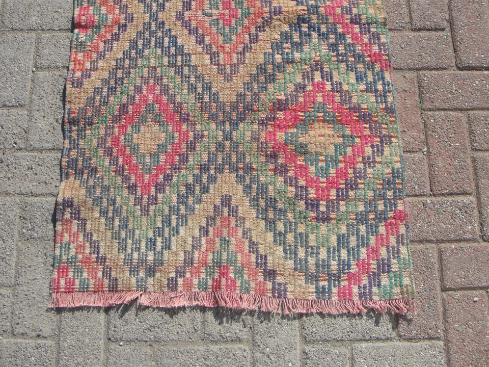 3x5 Small Handmade Kilim Area Rugs - Rug for Living room - Image 2 of 4