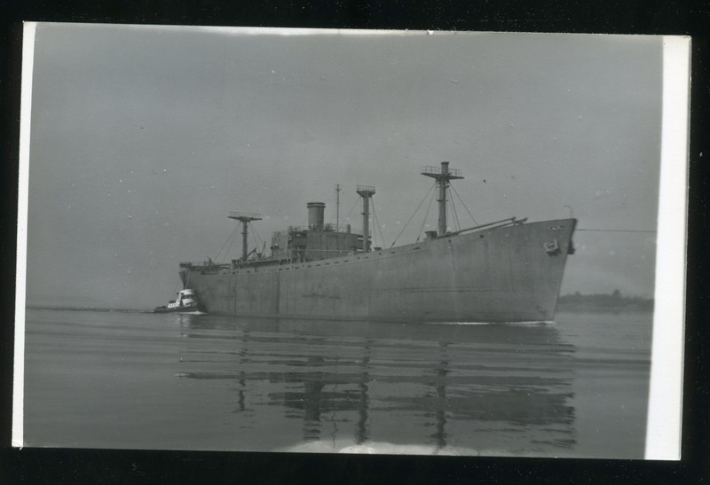 ARTHUR M HUDDELL - Liberty Cargo Ship - Vintage Ship Photo Postcard