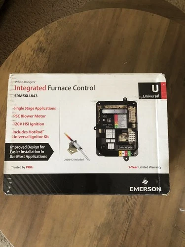 White-Rodgers 50M56U-843 Integrated Furnace Control Board, Universal Replacement