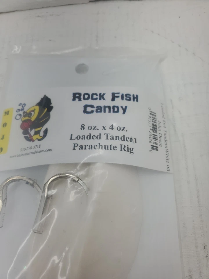 Plataforma de paracaídas Blue Water Candy 60436, 9", 8 oz/4 oz, White on John Foto 2 de 4