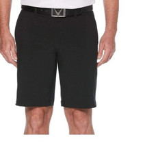 NWT Callaway Mens Black Opti Dri Stretch Golf Short- 36