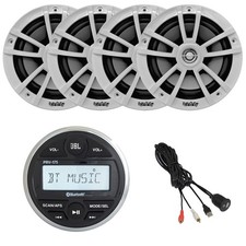 JBL PRV-175 Bluetooth Stereo Receiver, 4x 6.5" 225W Speakers, AUX/USB Adapter