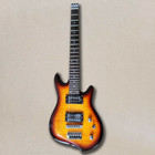 Headless Electric Guitar Rosewood Fretboard Mahogany Body Flame Maple  Sunburst — photo 1