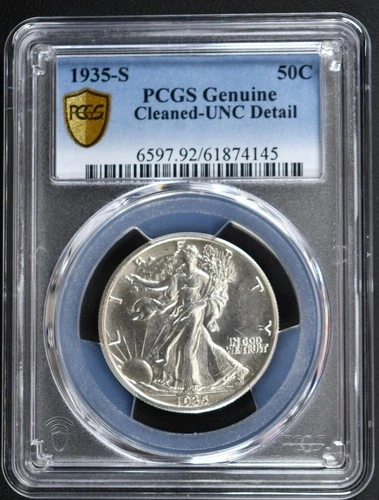 1935-S Walking Liberty Half Dollar — photo from the most recent tracked eBay sale