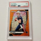 Drake Maye RC 2024 Panini Prizm Lazer Orange PSA 9 MINT