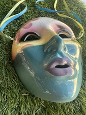 About Face Clay Art Mask San Francisco Wall Art Masquerade See Descr