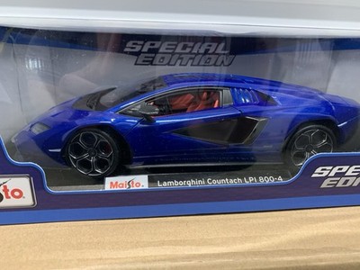 Maisto 1:18 Lamborghini Countach LPI 800-4 Blue - Scale Special Edition - New