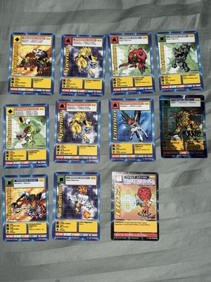 1999 Digimon Trading Card Lot 10+ Digi Battle Series 1 1st Edition FREE SHIPPING