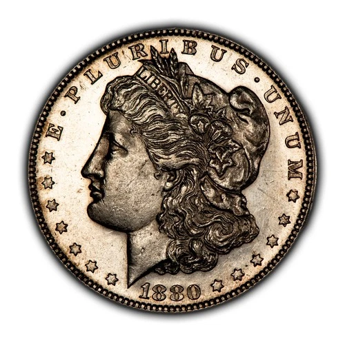 1880-S $1 Morgan Silver Dollar - Proof-Like Fields - SKU-D5418