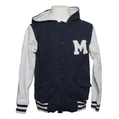 Vertbaudet, Collegejacke, Unisex (Kinder), Größe: 126, Blau/Weiß #mdD