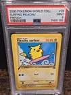 PSA 9 2000 POKEMON PIKACHU WORLD COLLECTION | FRENCH SURFING PIKACHU 28