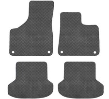 Tailored Car Mats for Audi A3 Cabriolet 2008-2012 4mm Heavy Duty Rubber 4 Clips