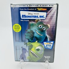 Monsters, Inc. DVD, 2002, 2-Disc Set, Collectors Edition Bonus CD Rare New