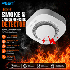 Smoke Detector, Carbon Monoxide Detectors, 2 in 1 CO Smoke Alarm Smoke Co