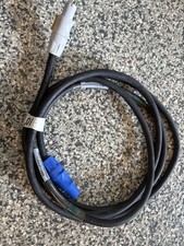 Neutrik Powercon Grey To Blue 10 Ft A to B Link Jumper Cable 20A 12AWG