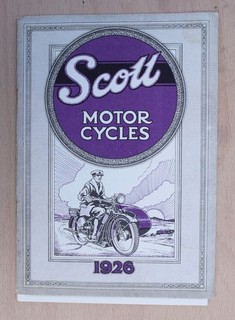 Scott Motor Cycles 1926 brochure