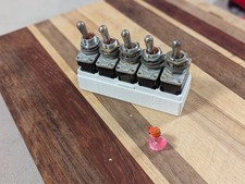 📦 5-Pack: Honeywell 1TL1-3 (MS24523-23) Toggle Switches - NOS/Tested