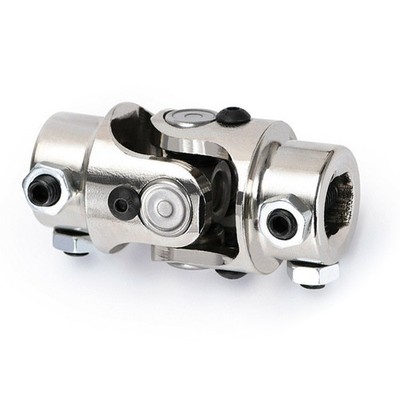 3/4'' DD X 3/4'' DD Silver Car Steering Shaft U Joint Coupler Easy to install