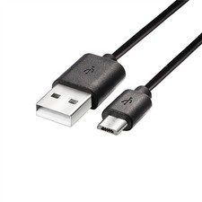 2x Micro USB Charge Data Cable 3ft Long for Samsung Galaxy S5/S6/S7/Edge Black