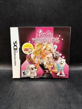 Barbie Groom and Glam Pups Nintendo DS 2010 COMPLETE WITH SLIPCOVER TESTED