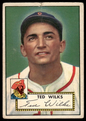 #ad 1952 Topps #109 Ted Wilks Pittsburgh Pirates Good 49891 $6.95