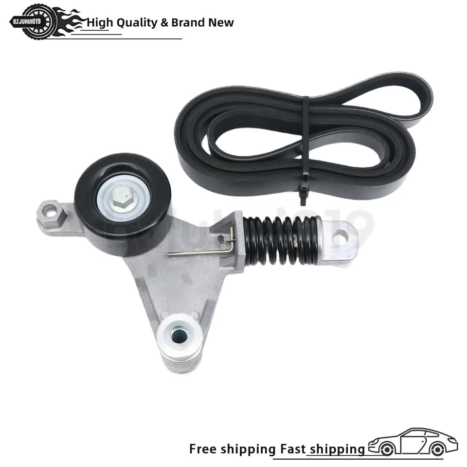 Kit de componentes de transmisión por correa serpentina 2 piezas para Toyota Camry RAV4 Matrix Scion xB Foto 2 de 4