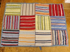 Pottery Barn Kids "Striped Patches" Quilted Standard Sham