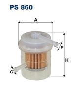 Filtron Kraftstofffilter PS 860 Leitungsfilter FüR Tico KLY3 Daewoo