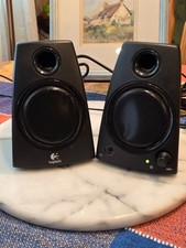 Logitech Z130 2.0 Multimedia Computer Speakers Black S-00098 Tested Working