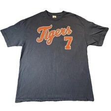 Detroit Tigers Ivan Rodriguez Shirt Mens XL 06 Blue MLB Baseball 7 Pudge CSA Tee