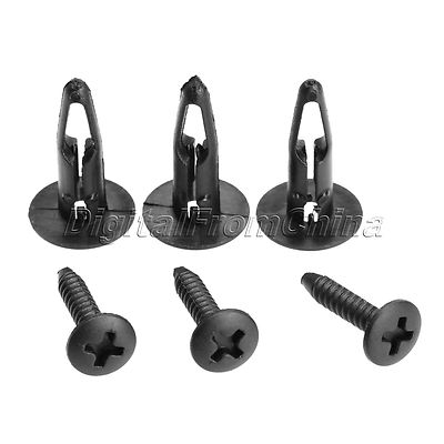 50-Piece Door Trim Panel Retainer Clip Set - Push Rivet Fasteners For Ford, GMC & More