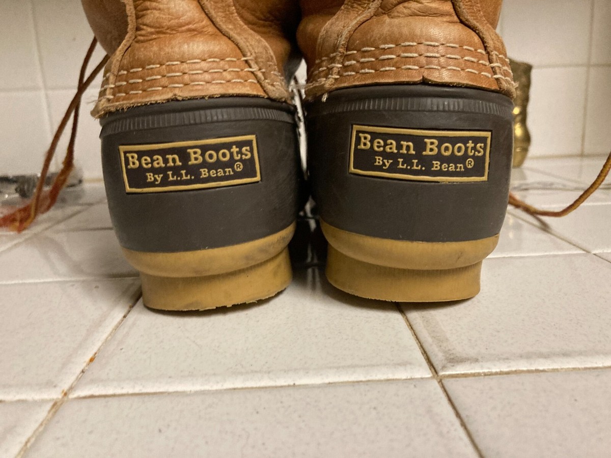 Vintage LL Bean Duck Boots Men Size 9 M Tall Hunting 