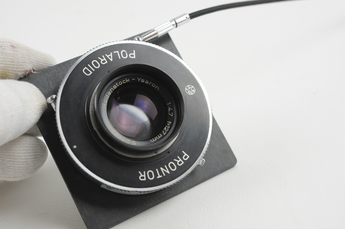 Rodenstock-Ysarex 127mm 4.7 Lens in Polaroid/.Prontor Shutter